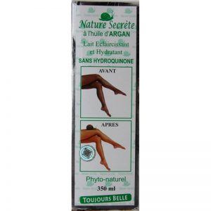 Nature secrete lait eclaircissant et hydratant 350 ml