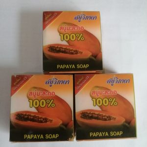 Vipada savon à base de papaye 74 g lot de 3